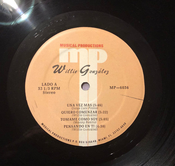 Willie Gonzalez : Para Ustedes... El Publico (LP)