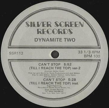 Dynamite Two - Can't Stop (Till I Reach The Top) vinyl record, 12" (Very Good Plus (VG+)) | Lulo Records