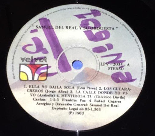 Samuel Del Real Y Su Orquesta : Samuel Del Real Y Su Orquesta (LP, Album)