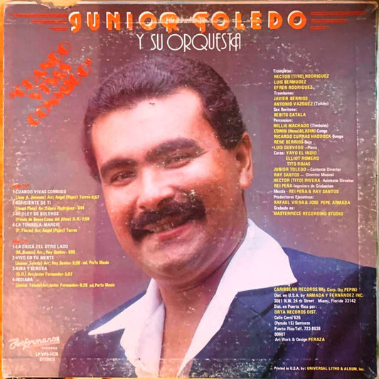 Junior Toledo : Cuando Vivas Conmigo (LP, Album)