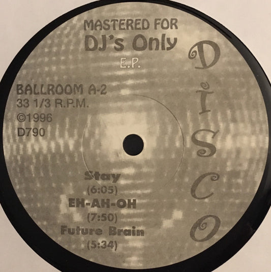 Various - Mastered For DJ's Only E.P. vinyl record, 12" (Very Good Plus (VG+)) | Lulo Records