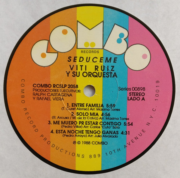 Viti Ruiz : Sedúceme (LP, Album)
