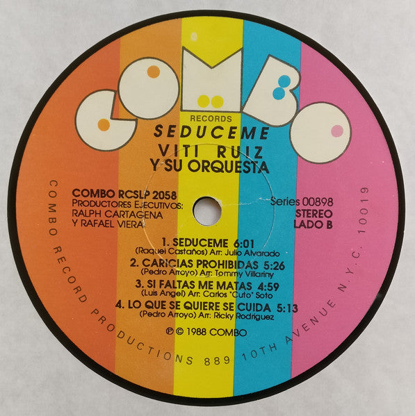 Viti Ruiz : Sedúceme (LP, Album)
