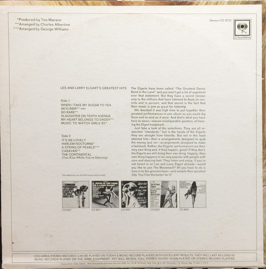 Les & Larry Elgart - Les & Larry Elgart's Greatest Hits vinyl record, LP (Near Mint (NM or M-)) | Lulo Records
