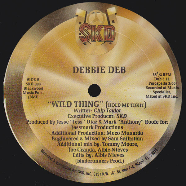Debbie Deb : Wild Thing (Hold Me Tight) (12")