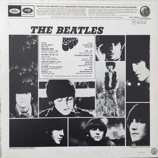 The Beatles : Rubber Soul (LP, Album, RE, Win)