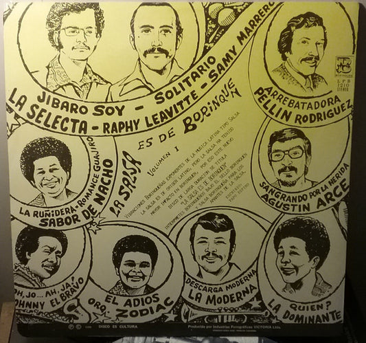Various : La Salsa Es De Borinquen Vol. 1 (LP, Comp, RE)
