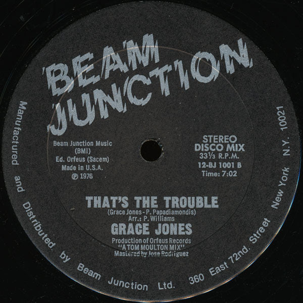 Grace Jones : Sorry / That's The Trouble (12")