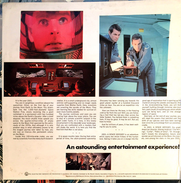Various : 2001: A Space Odyssey (Music From The Motion Picture Sound Track) (LP, Comp, RE, Gat)
