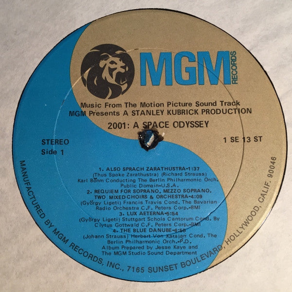 Various : 2001: A Space Odyssey (Music From The Motion Picture Sound Track) (LP, Comp, RE, Gat)