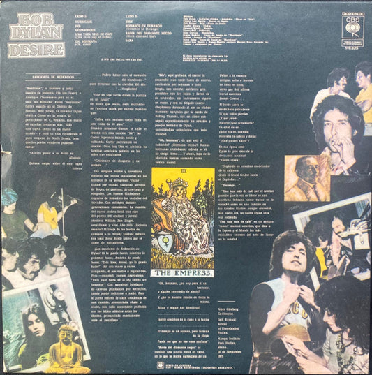 Bob Dylan : Desire (LP, Album, Gat)
