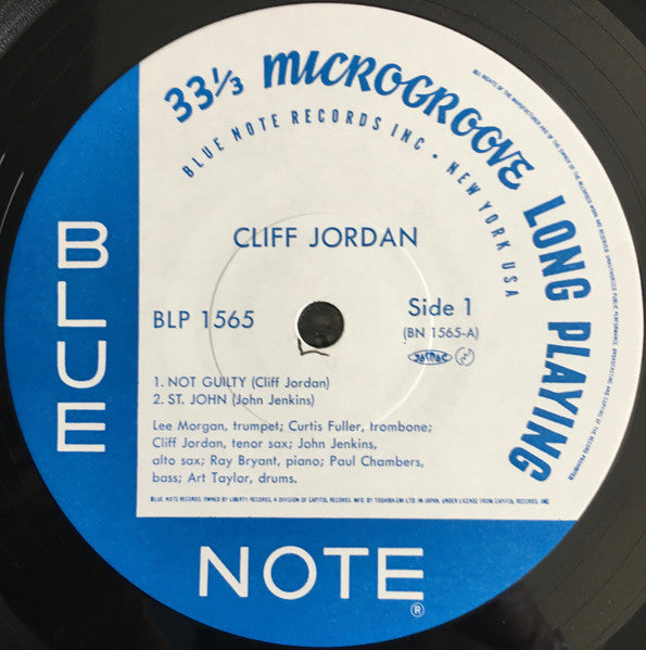 Cliff Jordan* : Cliff Jordan (LP, Album, Mono, RE)