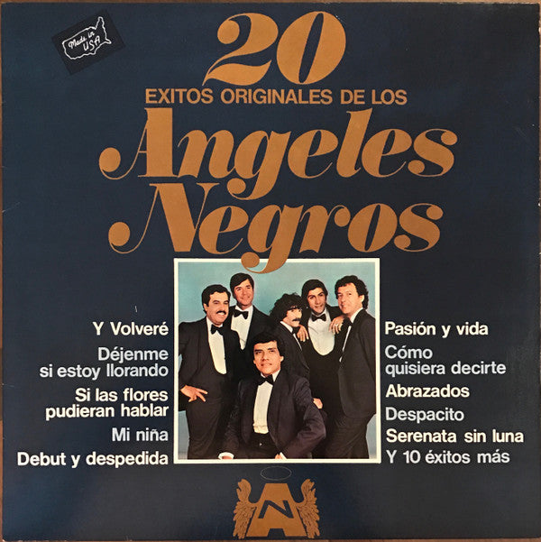Los Angeles Negros : 20 Exitos Originales De Los Angeles Negros (LP, Comp)