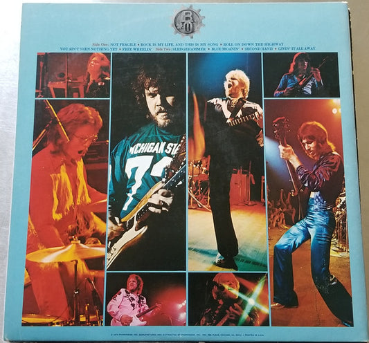 Bachman-Turner Overdrive : Not Fragile (LP, Album, Club, RCA)
