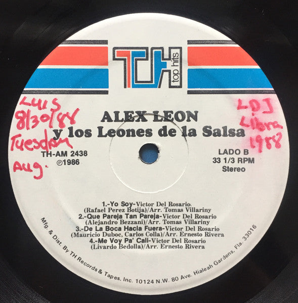 Alex Leon Y Su Orquesta : Asi Soy... (LP, Album)