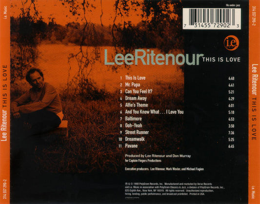 Lee Ritenour - This Is Love vinyl record, CD (Mint (M)) | Lulo Records