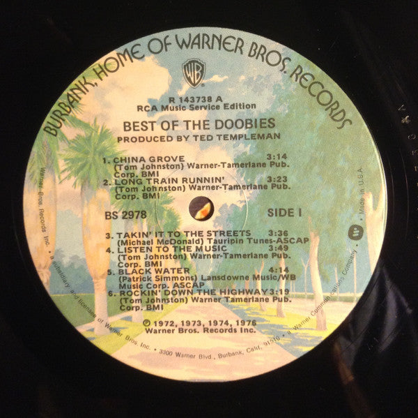 The Doobie Brothers : Best Of The Doobies (LP, Comp, Club)
