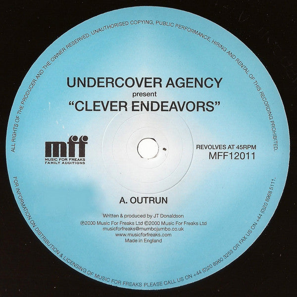 Undercover Agency : Clever Endeavors (12")