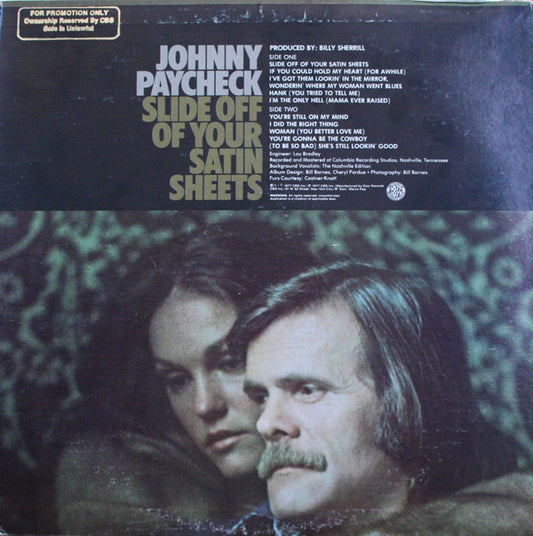 Johnny Paycheck - Slide Off Of Your Satin Sheets vinyl record, LP (Near Mint (NM or M-)) | Lulo Records