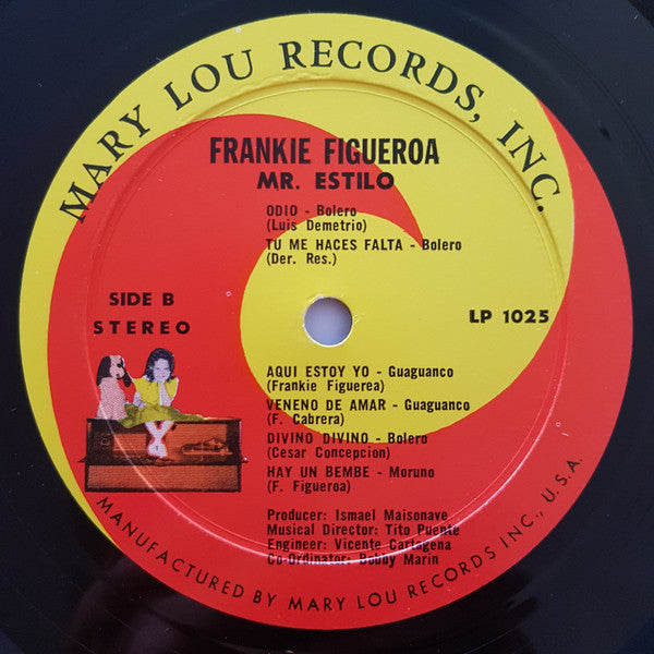 Frankie Figueroa : Mr. Estilo (LP, Album)