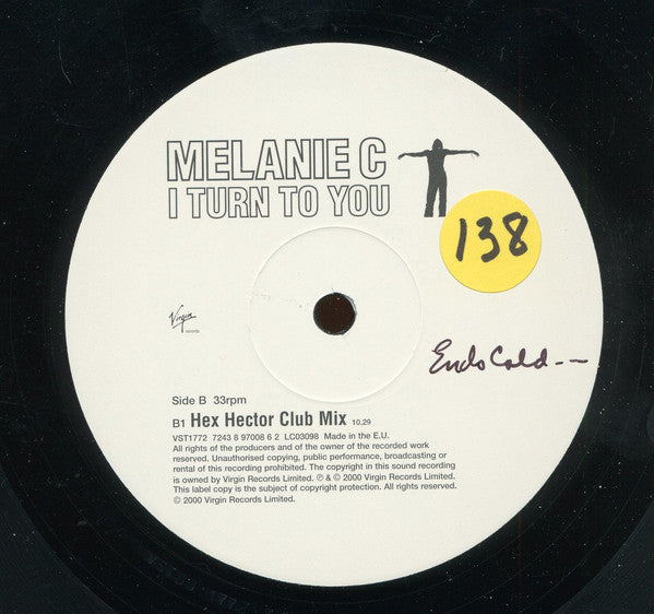 Melanie C : I Turn To You (2x12")
