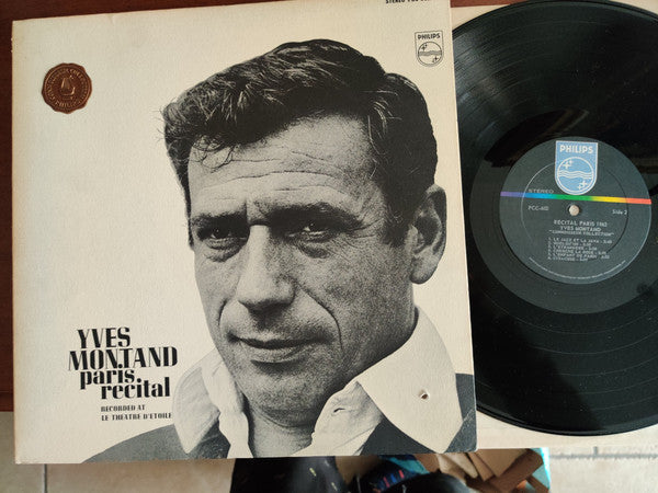Yves Montand : Paris Recital: Recorded At Le Theatre D'Etoile (LP)