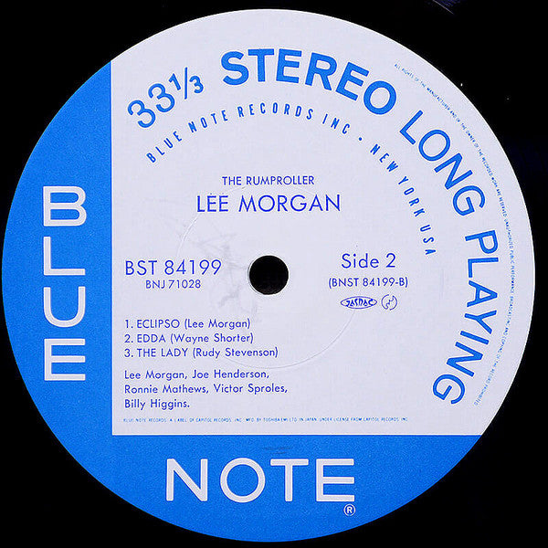 Lee Morgan : The Rumproller (LP, Album, RE)