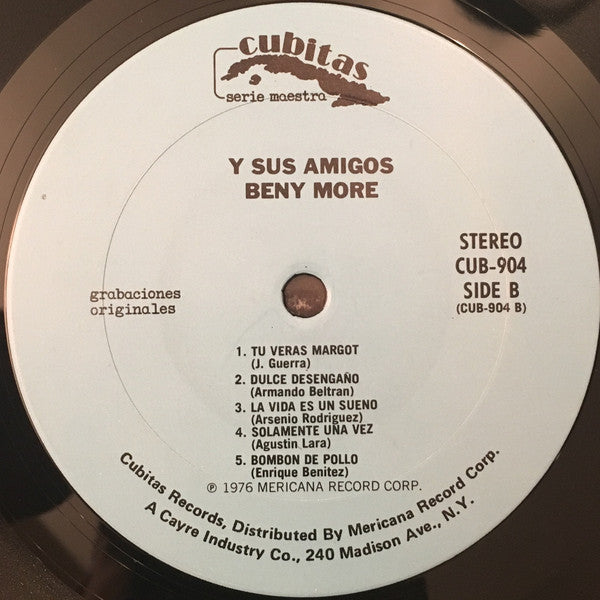 Beny Moré Y Su Orquesta : Y Sus Amigos (LP, Album, Comp)