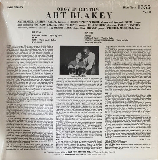 Art Blakey − Orgy In Rhythm - Volume Two