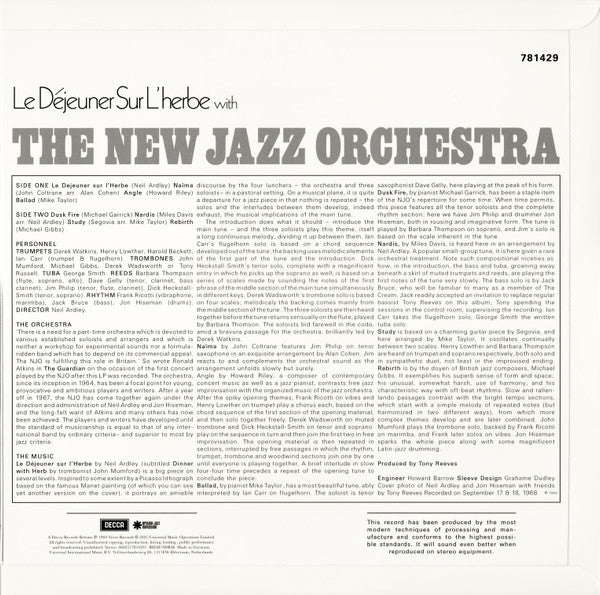The New Jazz Orchestra - Le Déjeuner Sur L'Herbe