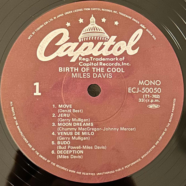 Miles Davis − Birth Of The Cool