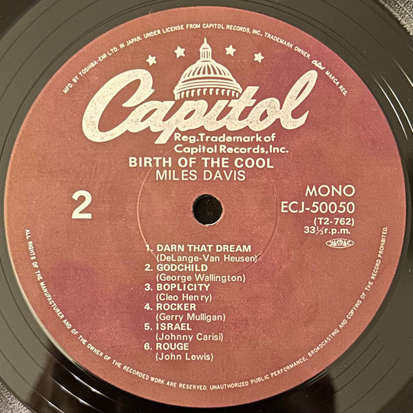Miles Davis − Birth Of The Cool