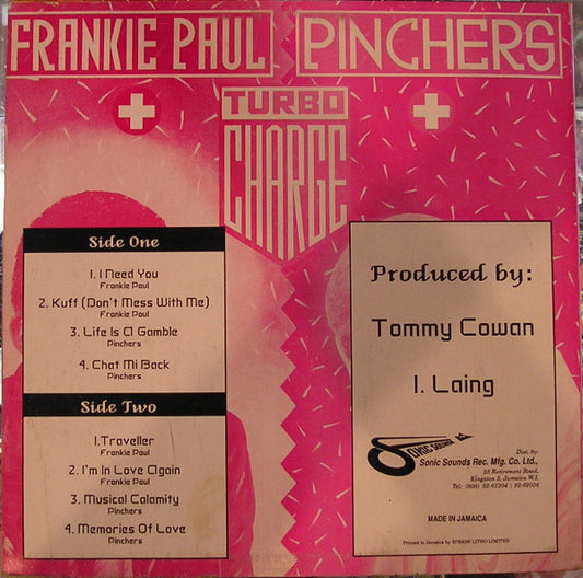 Frankie Paul + Pinchers - Turbo Charge