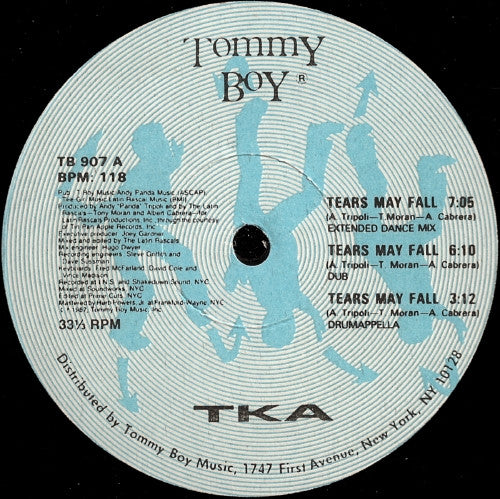 TKA : Tears May Fall (12", Single)
