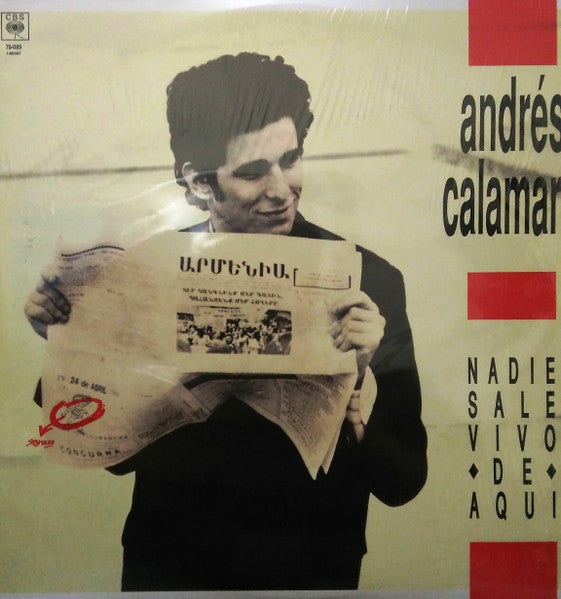 Andrés Calamaro : Nadie Sale Vivo De Aqui (LP, Album, RE)