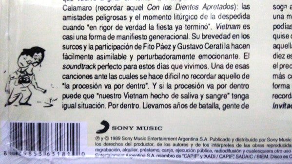 Andrés Calamaro : Nadie Sale Vivo De Aqui (LP, Album, RE)