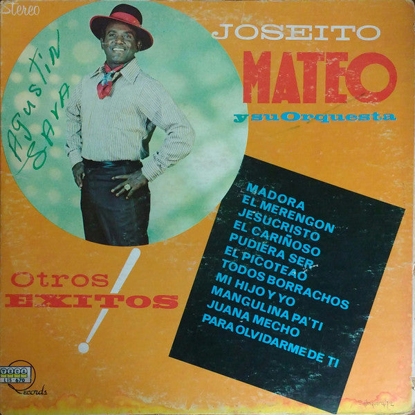 Joseito Mateo Y Su Orquesta : Otros Exitos (LP, Album)