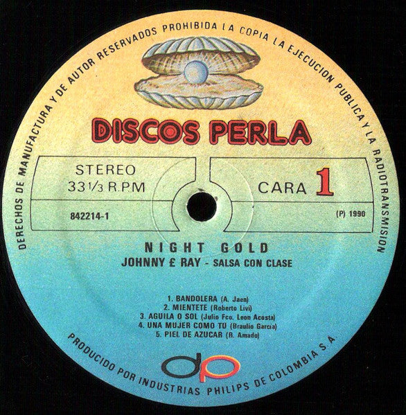 Johnny* & Ray*, Salsa Con Clase : Night Gold (LP, Album)