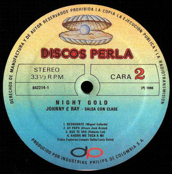 Johnny* & Ray*, Salsa Con Clase : Night Gold (LP, Album)