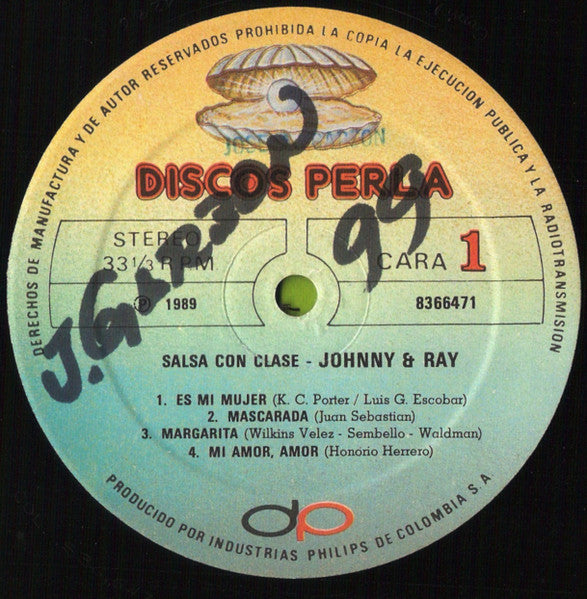 Johnny* & Ray*, Salsa Con Clase : Salsa Con Clase (LP, Album)