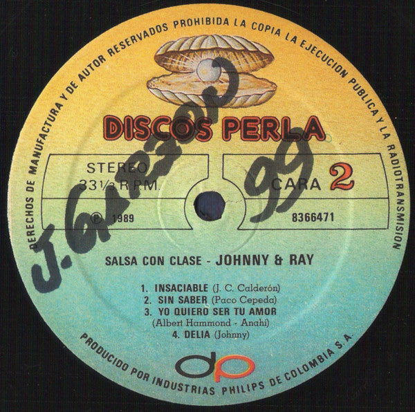 Johnny* & Ray*, Salsa Con Clase : Salsa Con Clase (LP, Album)