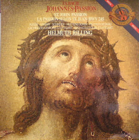 Johann Sebastian Bach, Helmuth Rilling, Gächinger Kantorei Stuttgart, Bachcollegium Stuttgart : Johannes Passion (St. John Passion, La Passion Selon St. Jean, BWV 245) (Box + 3xLP, Album)
