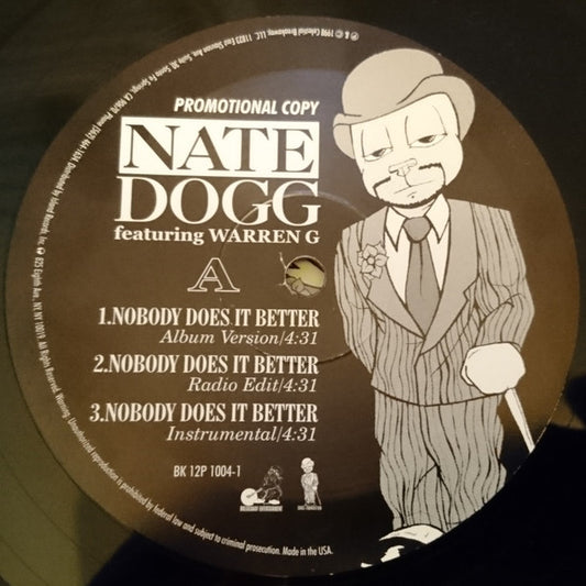 Nate Dogg Featuring Warren G : Nobody Does It Better (12", Promo)