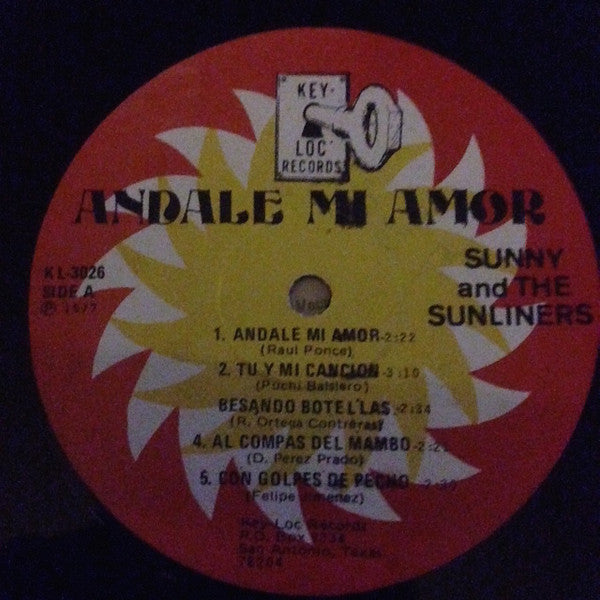Sunny & The Sunliners : Andale Mi Amor (LP, Album)