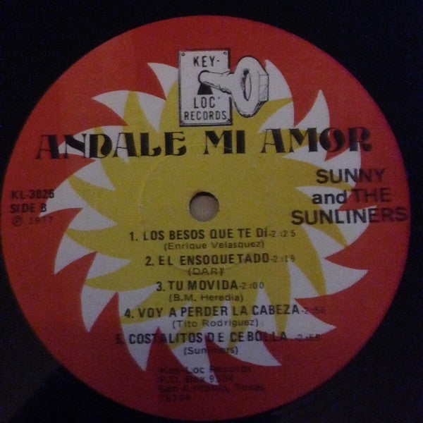 Sunny & The Sunliners : Andale Mi Amor (LP, Album)
