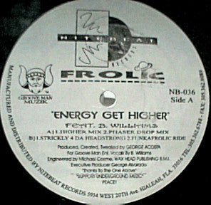 Frolic : Energy Get Higher (12")
