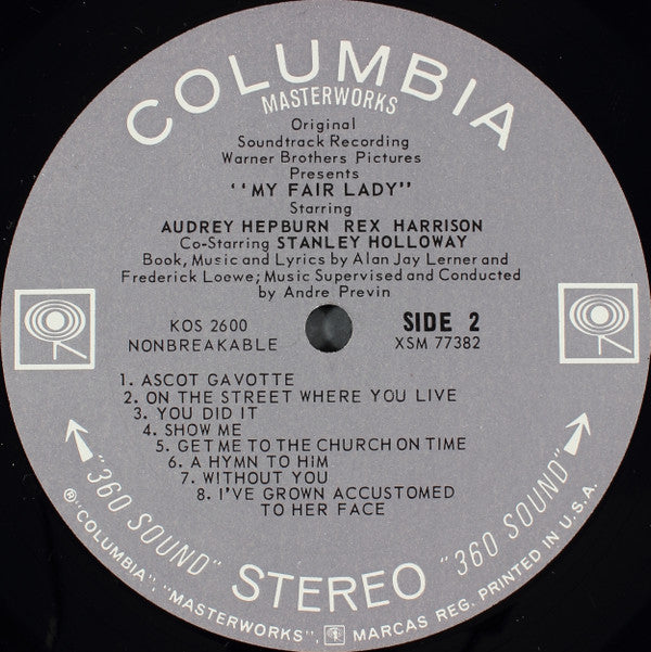 Audrey Hepburn, Rex Harrison : My Fair Lady Soundtrack (LP, RE, Gat)