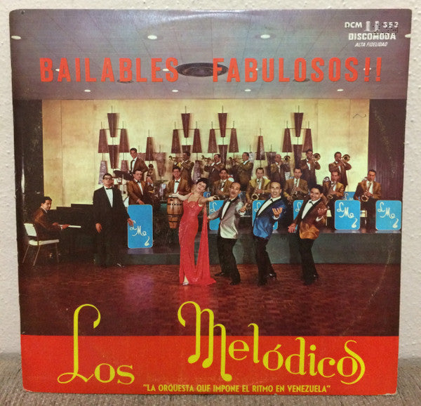 Los Melódicos : Bailables Fabulosos (LP, Album, Mono)