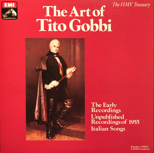 Tito Gobbi : The Art Of Tito Gobbi (3xLP, Comp, Mono + Box)