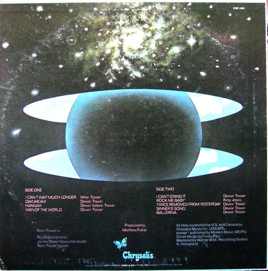 Robin Trower - Twice Removed From Yesterday vinyl record, LP (Mint (M)) | Lulo Records